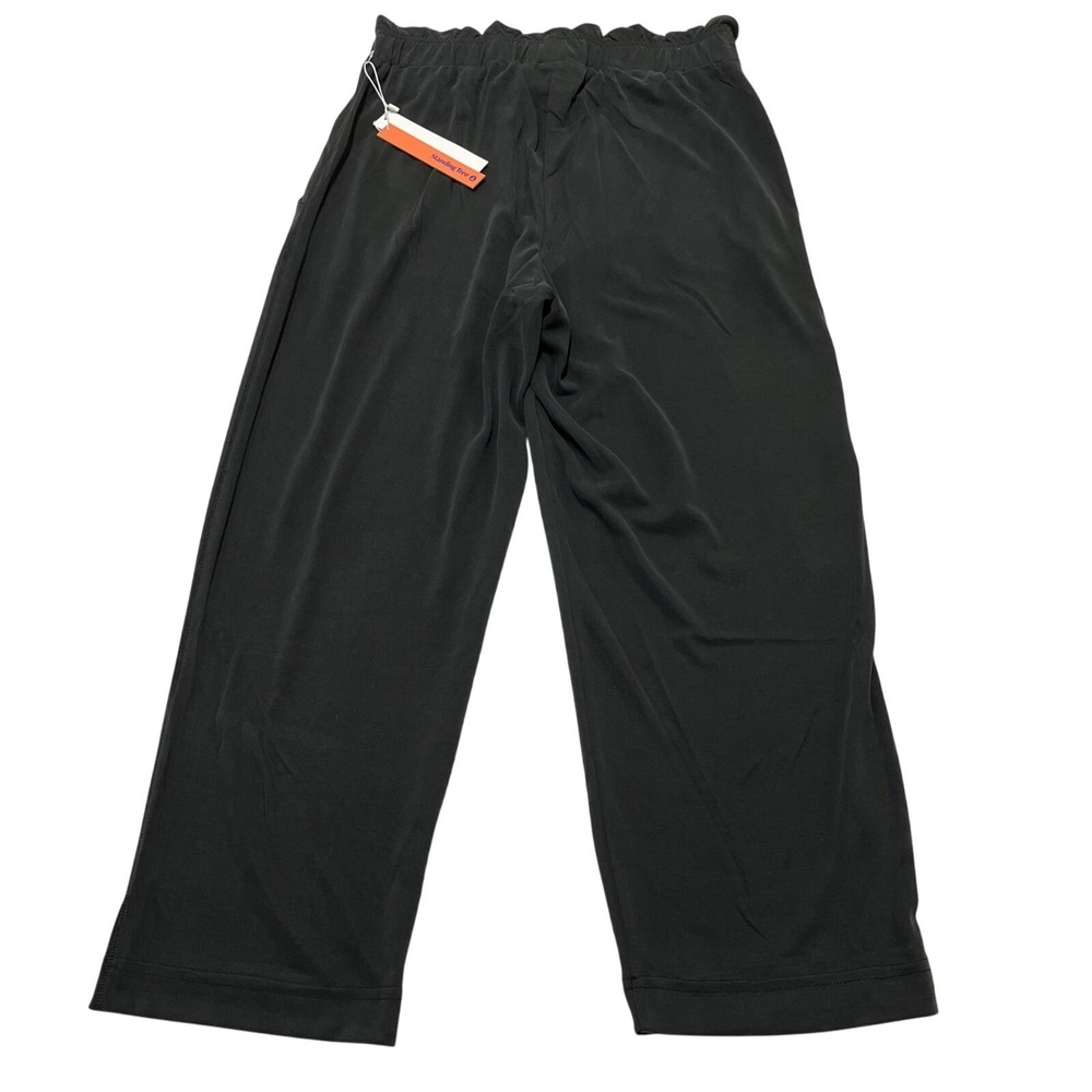 The Standing Tree Pants Womens M Black Modal Blend Pull On Elastic Waist Comfort